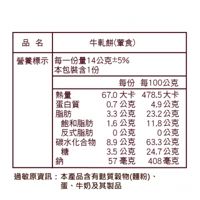 牛軋餅