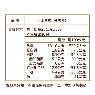 重量級手工蛋捲