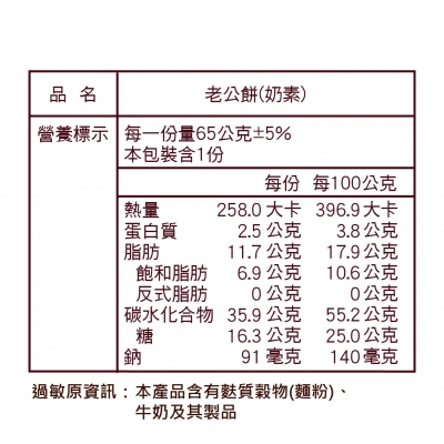 老婆老公餅